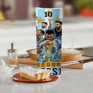 Messi Celebrity Drinkware Straight Tumbler Coffee Cup Travel Mug – Stainless Cup for Home, Office, Gym, Travel, Car, Outdoor, Hiking, Camping, Picnic, Road Trip, Beach, Festival, Vacation, Daily Use
