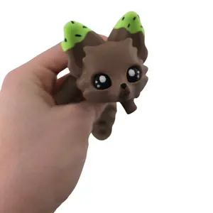 Mint Chocolate Chip Fox – 7.5" Articulated 3D Printed Fantasy Figurine | Sweet Dessert-Inspired Collectible