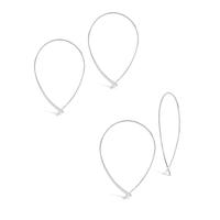 Polished Silver - Set of 2