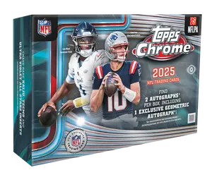 2025 Topps Chrome NFL Football Breaker's Delight Box