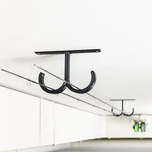 Pesca Innovations Fishing Rod Holder | Double Ceiling | 3 Racks per Set | Durable & Lightweight Design for Up to 2 Rods | Includes Hardware