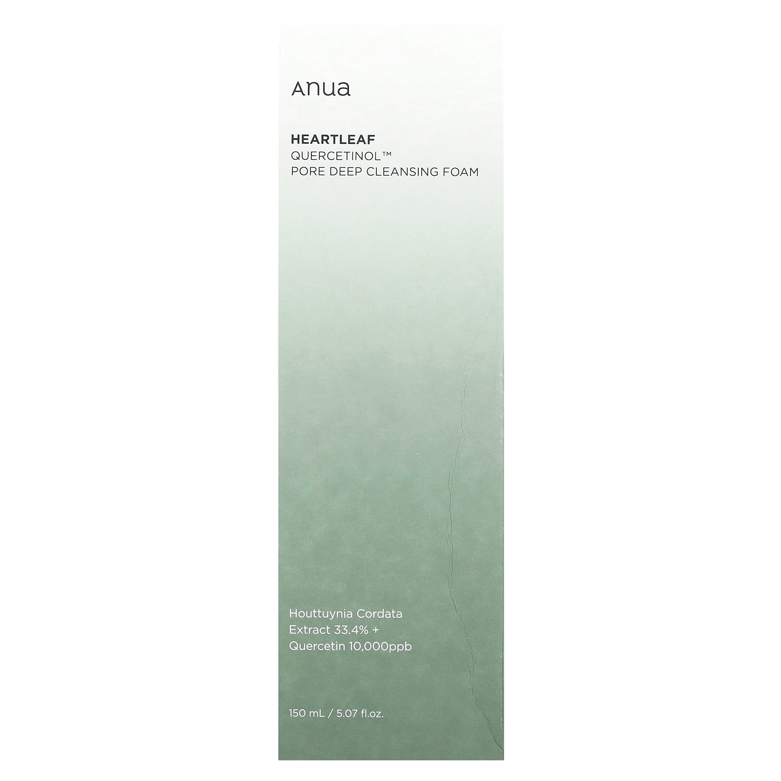 Anua Heartleaf Quercetinol™ Pore Deep Cleansing Foam, 5.07 fl oz (150 ml)