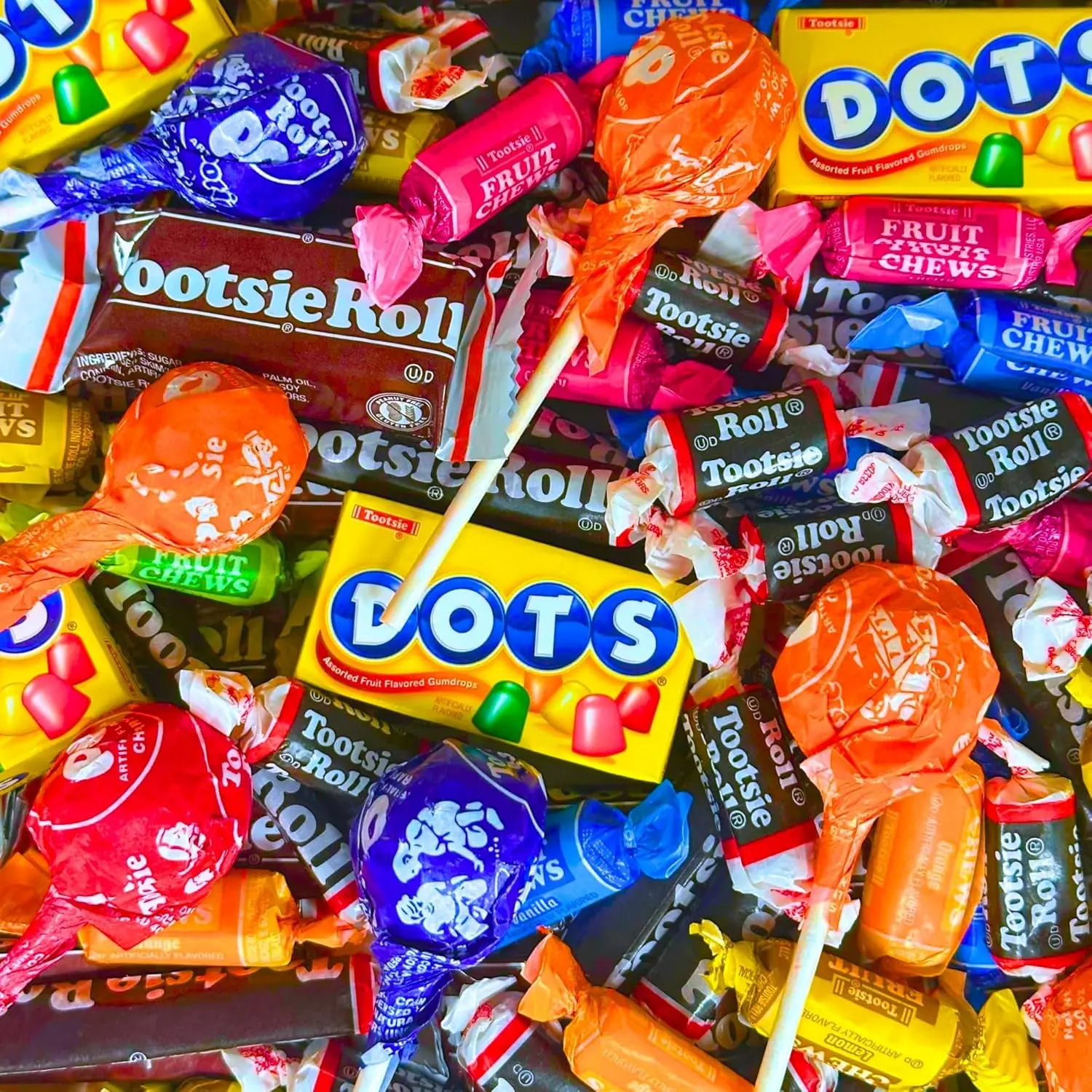 Assorted Classic Candy Mix 1 lb Variety Pack, Fun Size Hard Candy, Fruit Chews, Lollipops & Chewy Candy Assortment for Parties, Candy Bowls, Holidays & Everyday Snacking