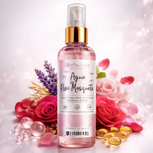Herbalista Agua de Rosa Mosqueta Facial Mist 120ml (4.06 fl oz) – Hydrating Rose Toner Spray for Face – Refreshing, Soothing & Glow-Enhancing Skin Mist