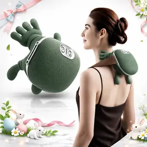 Wireless Portable Shoulder and Neck Massager, Handheld Electric Massager for Legs, Back, and Body, Lightweight and Rechargeable