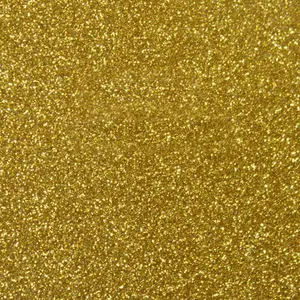 12" Siser Glitter Heat Transfer Vinyl - Old Gold