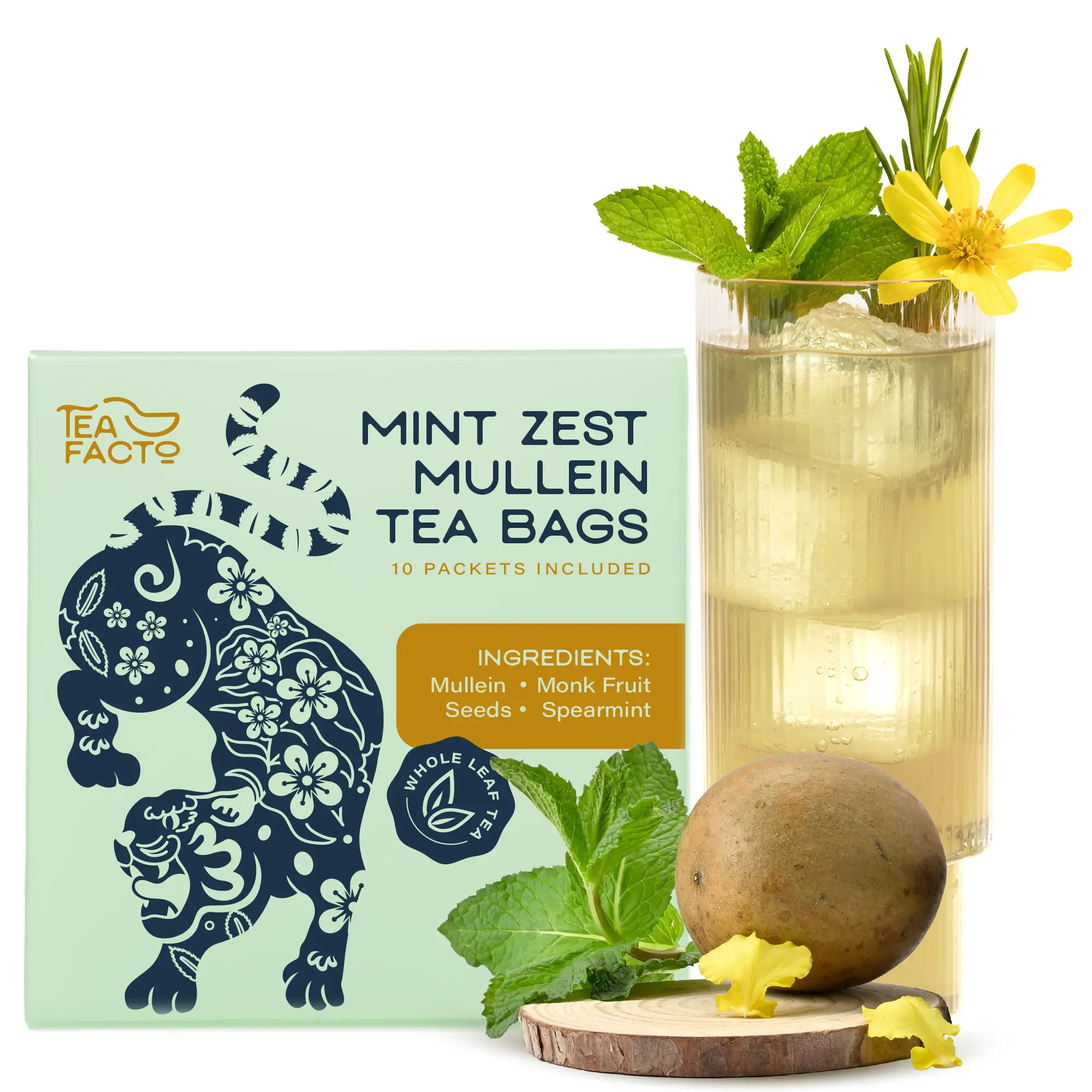 mint-tea ☆プロフご覧下さい Mint Zest Mullein Tea – 10 Count - TikTok Shop