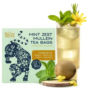 Mint Zest Mullein Tea – 10 Count