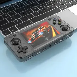 R36h Retro Handheld Game Console, 22000+ Games, 23 Emulators, Dual 8w Speakers, 2500mah Battery, Open Source Linux System, 3.5 Inch IPS Screen, Handheld Gaming Console