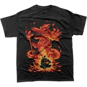 Fuecoco vs Skeledirge Graphic Tee, PKM  Shirt, Anime Vintage Shirt, Anime Merch, Stylish Crew Neck Short Sleeve T-Shirts ,Streetwear for Men, for Women, Gift Anime Fans