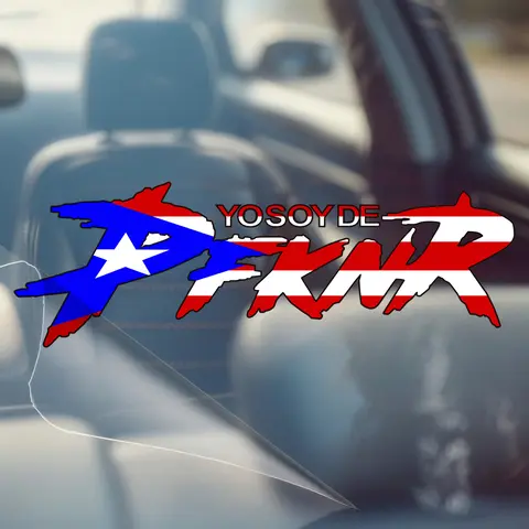 YO SOY DE PFKNR Sticker Waterbottle Stickers, Laptop Stickers Fit for Cars Windows Bumpers Trucks Motorcycles or Any Other Smooth Surface