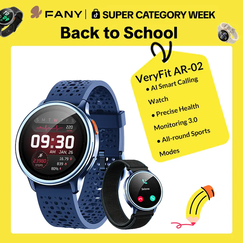FANY AR-02 Next-Gen AMOLED Smartwatch - Adult Unisex Aluminum Metal Wearable Tech with AI Voice, Bluetooth Call, 120+ Sports Modes, IP68 Waterproof, 24/7 Health Tracks, Heart Rate & Sleep Tracker for iOS Android (Perfect Gift),  notification reminder