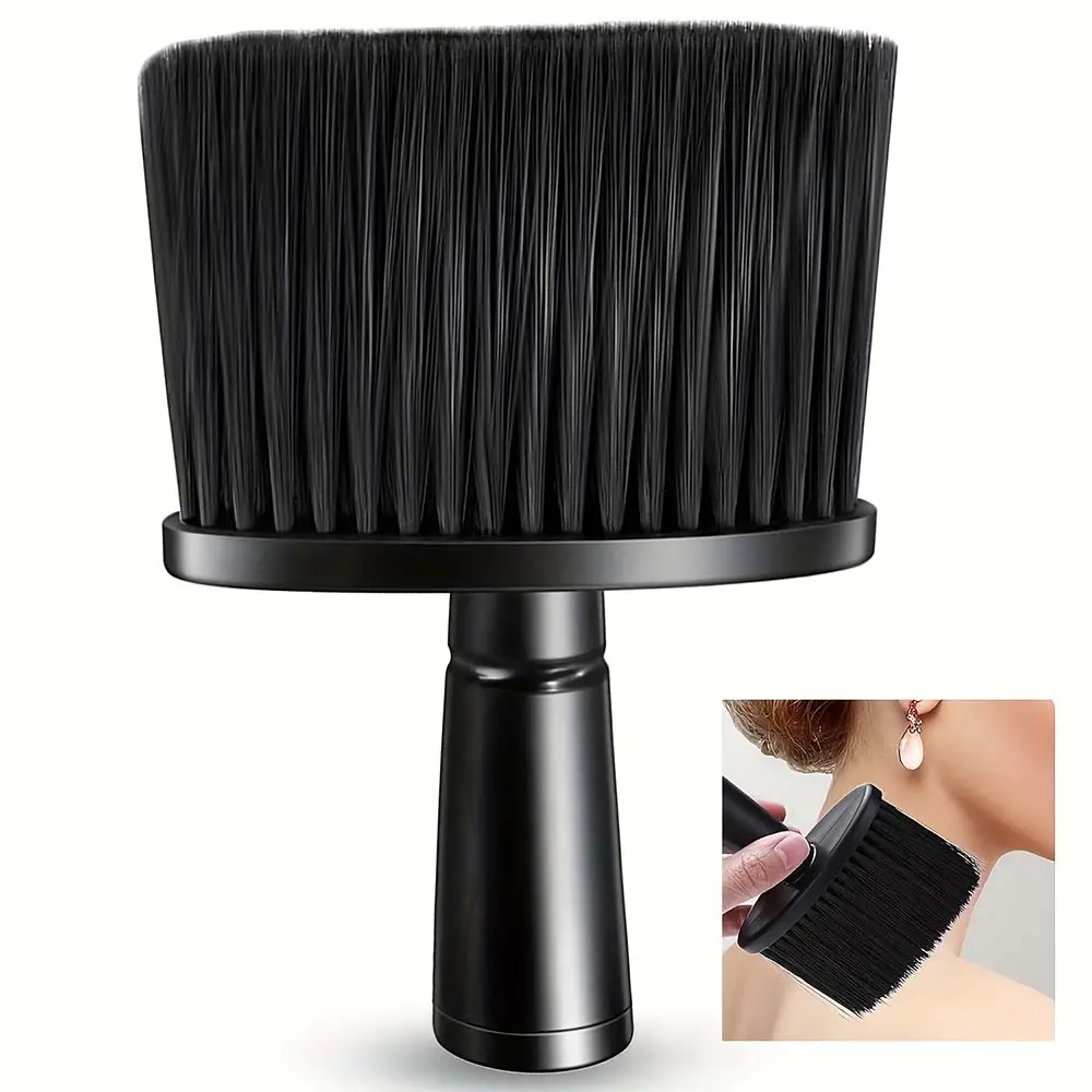 1 Pc Soft Hair Brush Neck Face Duster Hairdressing Hair Cutting Cleaning Brush, Professional Hairdresser Neck Brush for Barber Salon Hairdressing Styling Tool, Beauty Products