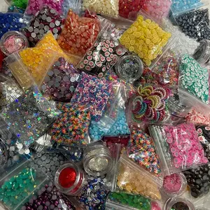 Rhinestone / Half Pearl / Glitter Mix - 10 pack lots
