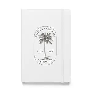 Radiant Resilience "Chill" Hardcover Bound Notebook JournalBook® 5.5" x 8.5" 80 Lined Pages Cream Color Elastic Closure Ribbon Marker Expandable Pocket