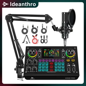 Ideanthro C200 PRO-P15 sound card features a dual-core DSP chip, supports dual microphones and dual headphones, has adjustable tone and multiple voice changer settings, and is compatible with most live streaming platforms#TikTokShopBlackFriday