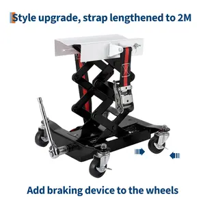 Heavy Duty Low Profile Car Drive Jack 450LBS Load Capacity, 7-23 Inch Adjustable Lifting Jack for Automotive Repair