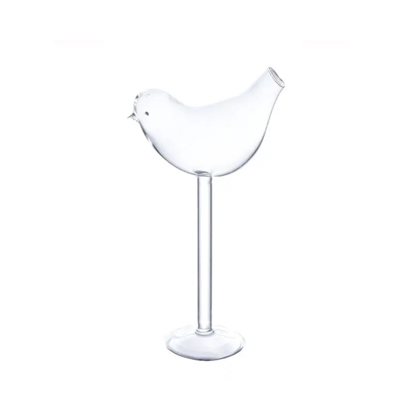 BarConic® 4 oz Shaped Lightweight Little Birdie Cocktail Glass - Glassware Drinking Vessels, Drinkware Glass Set, Bourbon Holder, Champagne Cup, Glassware Drinking Glasses