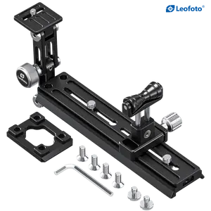 Leofoto VR-220Kit Updated 220mm Dual Pivot Long Lens Support for Manfrotto/ Sachtler Tripod Head