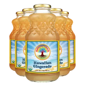 Pacific96 Organic Hawaiian Gingerade 32oz 5-Pack