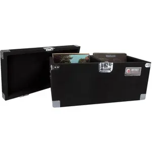 Odyssey CLP200P Carpeted Pro DJ Case w/ Detachable Lid for 200 LP Vinyl Records