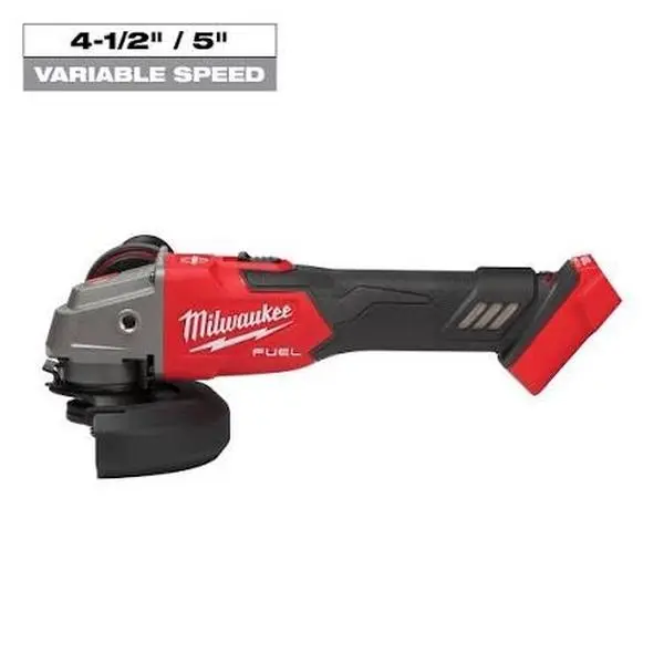 M18 FUEL Brushless Motor Cordless Angle Grinder (Tool-Only) - 4-1/2 in./5 in., Variable Speed, Slide Switch, Side Handle, Power Tools for Rust Removal, Heavy Duty Tasks, MSRP 279. No battery