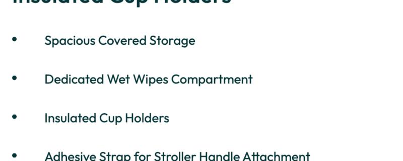 Parent Console with Insulated Cup Holders