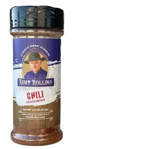 Kent Rollins' Chili Seasoning with Garlic Flavor for Mexican & Chicken Recipes