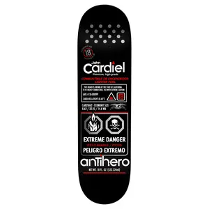 Anti Hero Skateboard Deck Cardiel Fueld Up 8.62" x 32.25"
