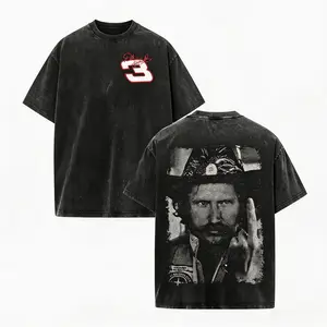 Dale Earnhardt Middle Finger Vintage Style Unisex T-shirt | Classic NASCAR Racing Style | Rebel Attitude Graphic T-Shirt |  The Intimidator Tee | Raise Hell Praise Dale | Racing graphic tee Casual Menswear summerwins,summerwins