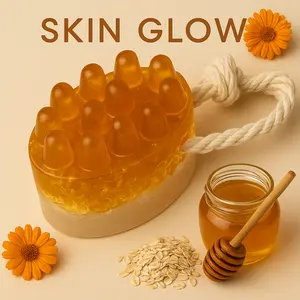 Honey & Turmeric Brightening Soap | Oatmeal Hydrating Soap Bar | Dark Spot Corrector | Full Body Bar Soap Skin Cleanser | Hydrating Soap With Coconut Oil turmeric  soap soap