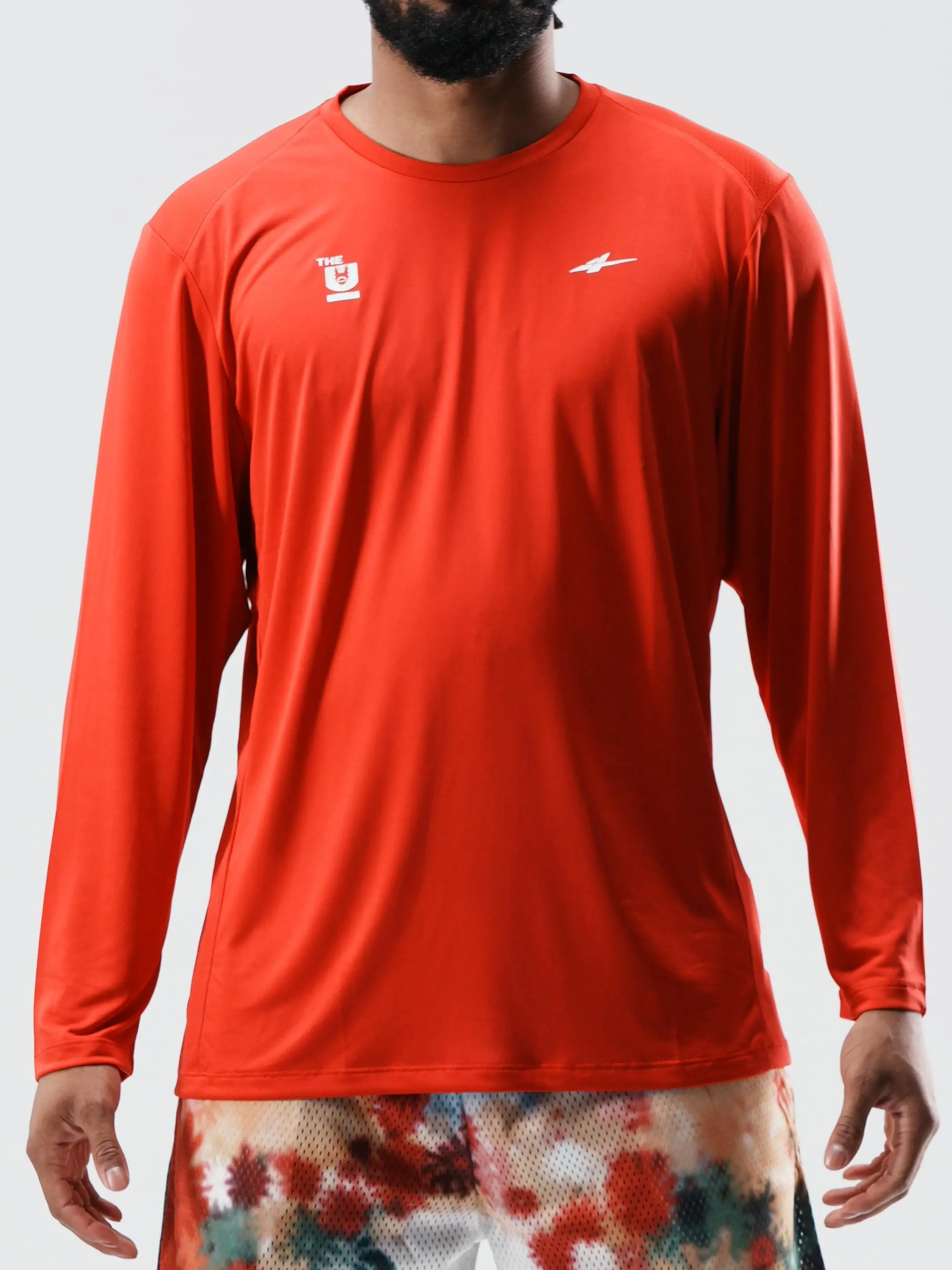 SPO x TheU Shooting Long Sleeve, Men's Basketball Shirt Training Top, Moisture-Wicking Performance Layer for Shooters