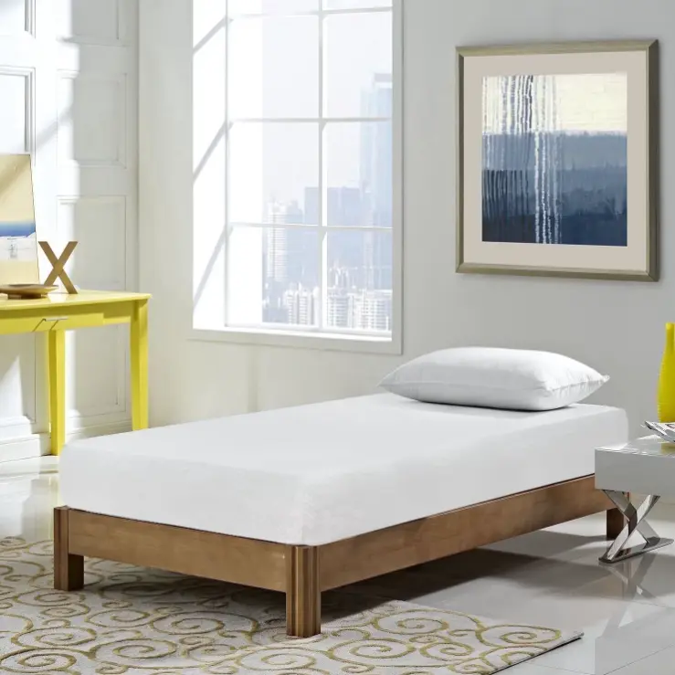 FDW Twin Mattress, 8 inch Gel Memory Foam Mattress Queen Size for Cool Sleep & Pressure Relief, Medium Firm Mattresses CertiPUR-US Certified / Bed-in-a-Box / Pressure Relieving