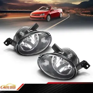 Front Bumper Lamps Pair Fit For 10-14 VW Volkswagen Golf 11-14 Jetta Fog Lights