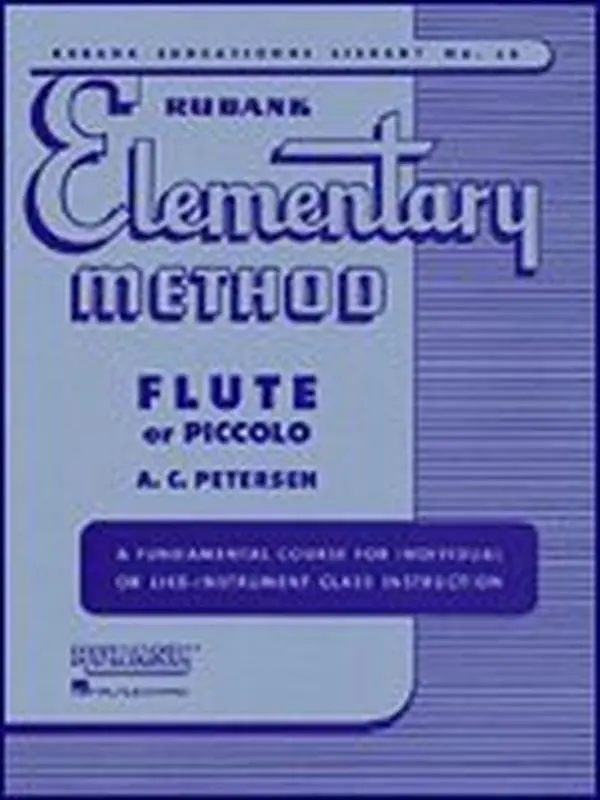 USED Book - Rubank Elementary Method Flute or Piccolo (Rubank Educational Library No. 38) by A.C. Peterson (Paperback)