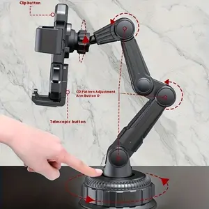 2026 New Car Mount Phone Holder with Suction Cup and Anti-Vibration Support, specifically designed for navigation in large trucks, Car Phone Stand, Vacuum Suction Phone Holder
