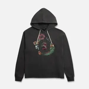 Summer Raw Edge Hoodie