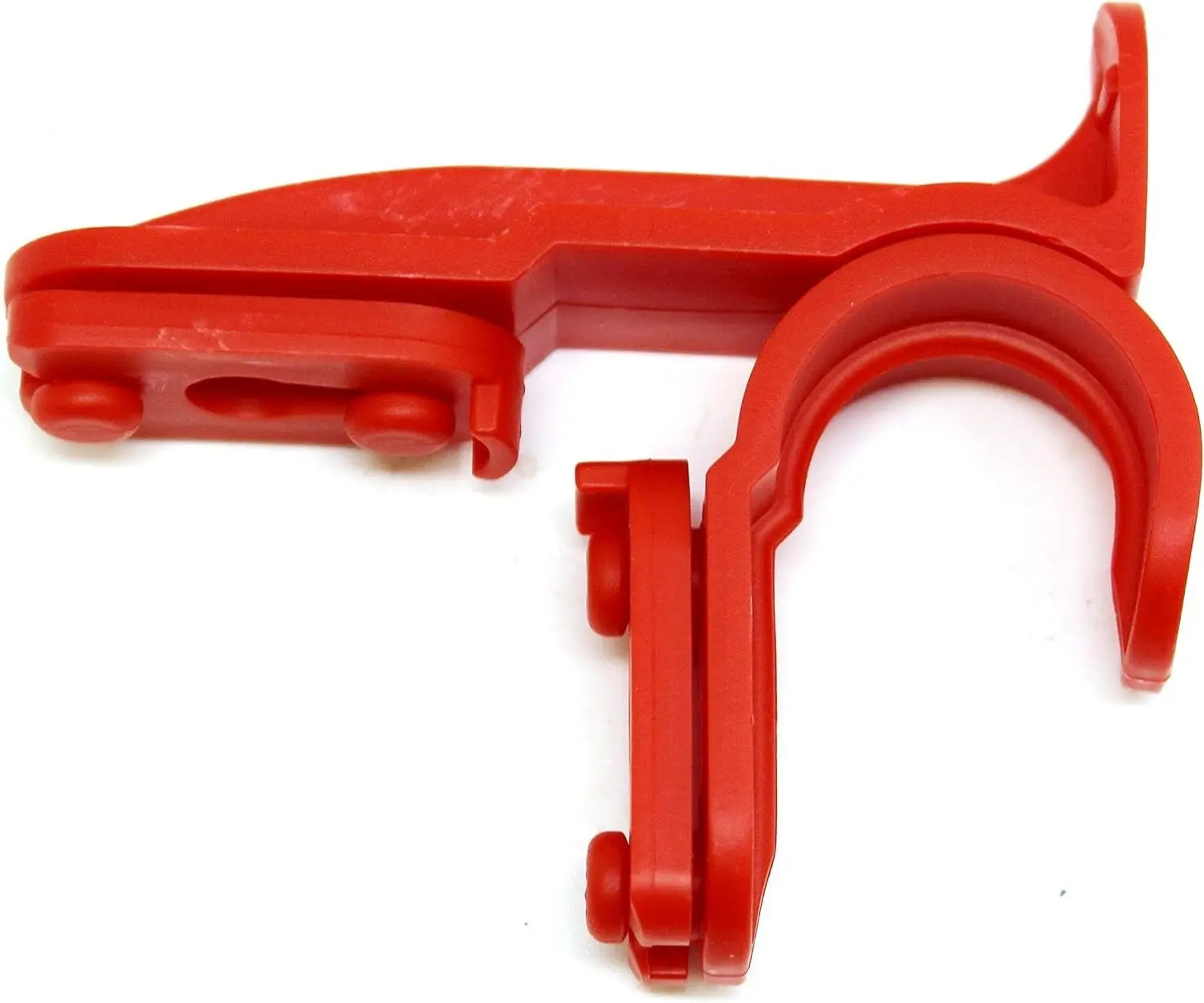 Plastic Latch Set Kit for Standard Mailbox Repair, Red (1)