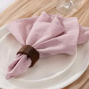 Cloth Napkins Set of 12 Summer Linen Dinner Cotton Napkins Cloth Bulk Washable 17"×17" for Wedding Party Baby Bridal Shower Birthday Table Decorations fitted  table  cloth
