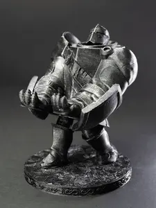 Medieval Marvel: 3D Printed Buff Knight Controller Holder