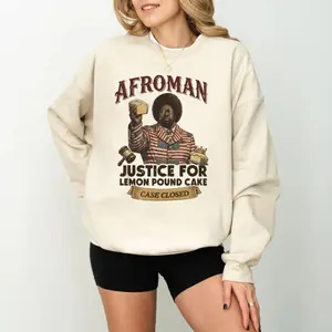 Afroman Shirt, Lemon Pound Cake Meme Tee, Music Fan Gift, Funk Soul Tee, Concert Souvenir, Unisex Sweater Pullover Tee