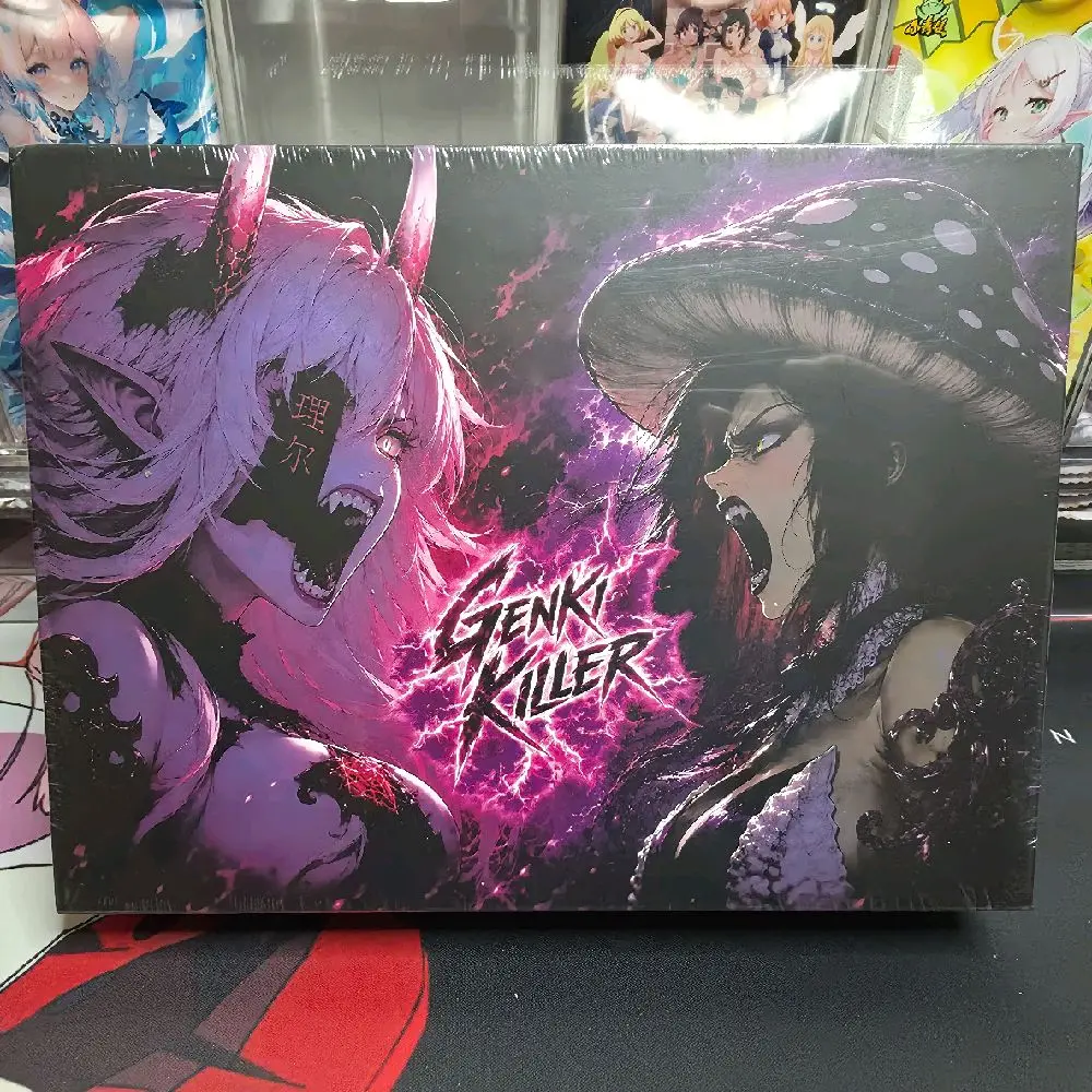Genki Killer Booster Box - 12 Packs / 25 Cards - Waifu CCG Standard Size Collectible Display