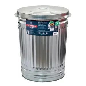 31-Gallon Steel Trash Can