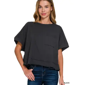 Edge Factor Oversized Crop Tee