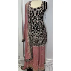 Dark Purple Sharara - Based on the Provided Information