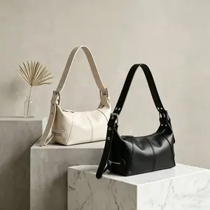 ELDA Women's Crossbody Shoulder Bag - Soft PU Leather, Multi-Pocket Design, Adjustable Strap, Ideal for Daily Use & Business Casual Outfits