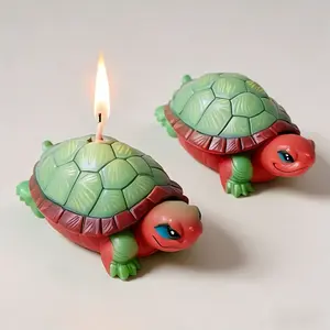 3D Turtle Silicone Mold for Candles Clay Gypsum, Perfect for Aromatherapy Decorations Concrete Resin Projects, Modern Design Craft Supplies