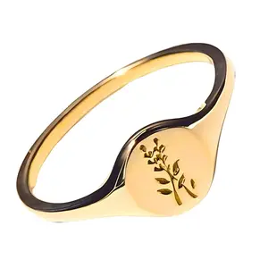 1PC Fashion Minimalist Lavender Tree Shaped Decorative Ring for Women for Casual, Party, Wedding,