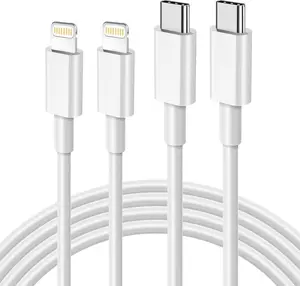 2PCS Apple PD to Lightning Cable 3.3FT [Apple MFi Certified], USB C Power Delivery iPhone Cables Type C iPhone Charger Cord Fast Charging Compatible iPhone 14 13 12 11 Pro Max X XS XR 8 7 6s Plus SE