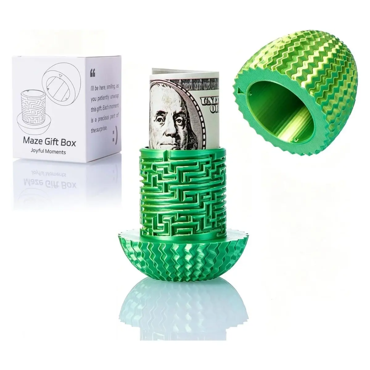 Maze Puzzle Gift Box for Cash – Hidden Money Holder & Brain Teaser Surprise Gift for Teens & Adults